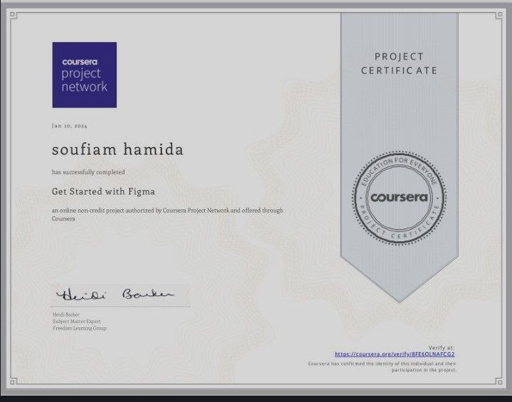 Figma certificate